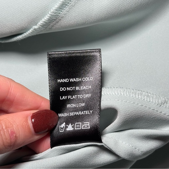 Michael Costello X Revolve Ava Dress Ice Blue - Picture 9 of 12